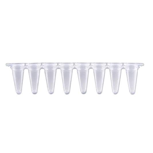 0.1mL 8-Strip QPCR Strip Tubes w/ Separate Optical Cap Strip