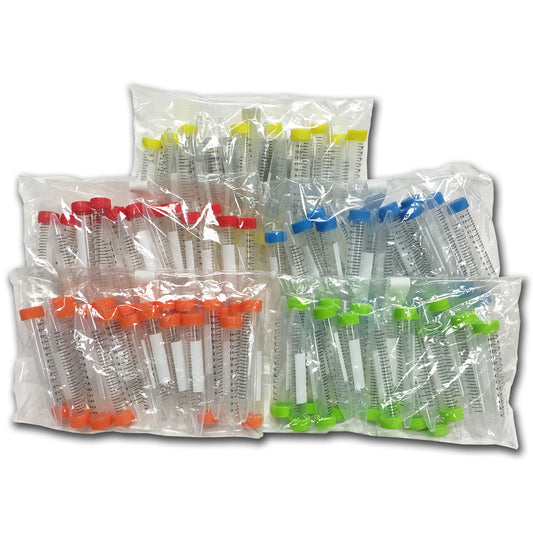 15mL Centrifuge Tube w/ Colored Caps