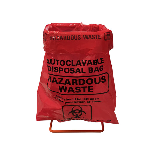 Benchtop Biohazard Bag Holder